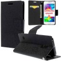 CUSTODIA per SAMSUNG G900F GALAXY S5, GALAXY S5 NEO - FLIP ORIZZONTALE CON STAND, INTERNO IN TPU E PORTA CARTE COLORE NERO CUSTODIA per SAMSUNG G900F GALAXY S5, GALAXY S5 NEO - FLIP ORIZZONTALE CON STAND, INTERNO IN TPU E PORTA CARTE COLORE NERO