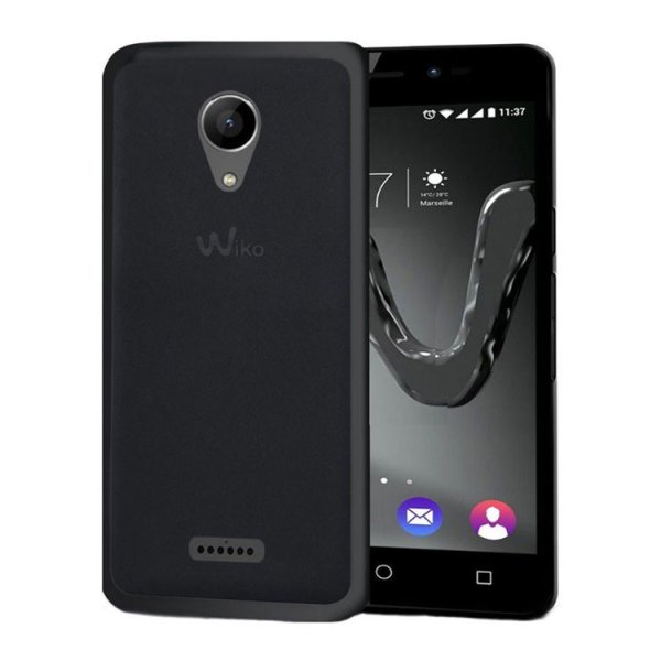 CUSTODIA per WIKO FREDDY IN GEL TPU SILICONE COLORE NERO TRASPARENTE CUSTODIA per WIKO FREDDY IN GEL TPU SILICONE COLORE NERO TRASPARENTE
