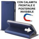 CUSTODIA per HUAWEI MATE 9 - FLIP ORIZZONTALE con CHIUSURA MAGNETICA INVISIBILE, STAND ED INTERNO IN TPU SILICONE COLORE BLU CUSTODIA per HUAWEI MATE 9 - FLIP ORIZZONTALE con CHIUSURA MAGNETICA INVISIBILE, STAND ED INTERNO IN TPU SILICONE COLORE BLU