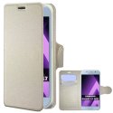 CUSTODIA per SAMSUNG SM-A720 GALAXY A7 2017 - FLIP ORIZZONTALE SIMILPELLE CON STAND ED INTERNO IN TPU SILICONE COLORE BIANCO CUSTODIA per SAMSUNG SM-A720 GALAXY A7 2017 - FLIP ORIZZONTALE SIMILPELLE CON STAND ED INTERNO IN TPU SILICONE COLORE BIANCO