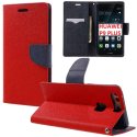 CUSTODIA per HUAWEI P9 PLUS - FLIP ORIZZONTALE CON INTERNO IN TPU SILICONE, STAND E PORTA CARTE COLORE ROSSO CUSTODIA per HUAWEI P9 PLUS - FLIP ORIZZONTALE CON INTERNO IN TPU SILICONE, STAND E PORTA CARTE COLORE ROSSO