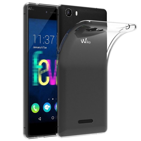CUSTODIA per WIKO FEVER 4G IN GEL TPU SILICONE TRASPARENTE CUSTODIA per WIKO FEVER 4G IN GEL TPU SILICONE TRASPARENTE