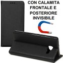 CUSTODIA per SAMSUNG SM-A720 GALAXY A7 2017 - FLIP ORIZZONTALE CON CHIUSURA MAGNETICA INVISIBILE ED INTERNO IN TPU COLORE NERO CUSTODIA per SAMSUNG SM-A720 GALAXY A7 2017 - FLIP ORIZZONTALE CON CHIUSURA MAGNETICA INVISIBILE ED INTERNO IN TPU COLORE NERO