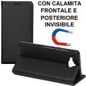 CUSTODIA per HUAWEI ENJOY 5, Y6 PRO, HONOR PLAY 5X - FLIP ORIZZONTALE con CHIUSURA MAGNETICA INVISIBILE ED INTERNO IN TPU NERO CUSTODIA per HUAWEI ENJOY 5, Y6 PRO, HONOR PLAY 5X - FLIP ORIZZONTALE con CHIUSURA MAGNETICA INVISIBILE ED INTERNO IN TPU NERO