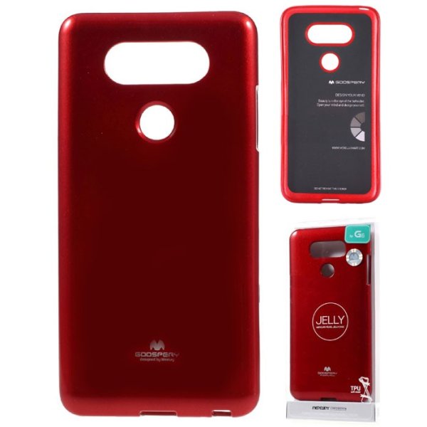 CUSTODIA per LG G6, H870, G6 DUAL SIM H870DS COLORE ROSSO LUCIDO CON GLITTER ALTA QUALITA' MERCURY BLISTER CUSTODIA per LG G6, H870, G6 DUAL SIM H870DS COLORE ROSSO LUCIDO CON GLITTER ALTA QUALITA' MERCURY BLISTER