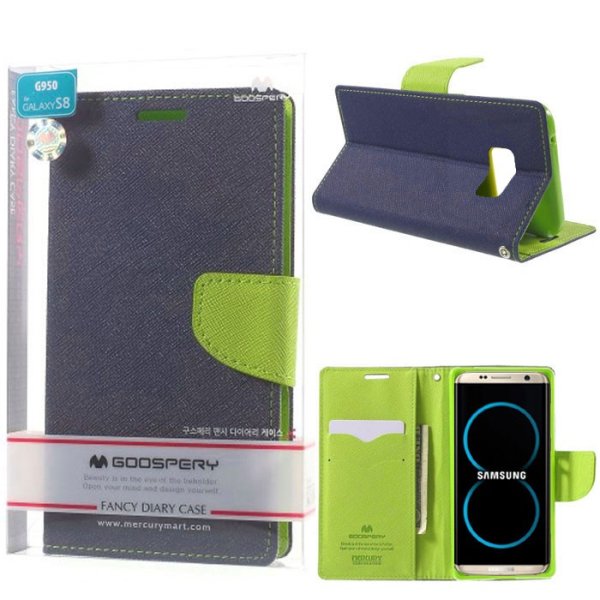 CUSTODIA per SAMSUNG SM-G950 GALAXY S8 - FLIP ORIZZONTALE CON STAND E INTERNO IN TPU SILICONE COLORE BLU ALTA QUALITA' MERCURY CUSTODIA per SAMSUNG SM-G950 GALAXY S8 - FLIP ORIZZONTALE CON STAND E INTERNO IN TPU SILICONE COLORE BLU ALTA QUALITA' MERCURY