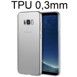 CUSTODIA per SAMSUNG SM-G955 GALAXY S8 PLUS IN GEL TPU SILICONE ULTRA SLIM 0,3mm TRASPARENTE