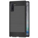 CUSTODIA per SAMSUNG GALAXY NOTE 10 (N970), NOTE 10 5G (N971) GEL TPU EFFETTO METALLICO CON INSERTI IN FANTASIA CARBONIO NERO CUSTODIA per SAMSUNG GALAXY NOTE 10 (N970), NOTE 10 5G (N971) GEL TPU EFFETTO METALLICO CON INSERTI IN FANTASIA CARBONIO NERO