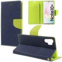 CUSTODIA per SAMSUNG GALAXY NOTE 10+ (SM-N975), NOTE 10+ 5G (SM-N976) - FLIP ORIZZONTALE CON STAND E INTERNO IN TPU COLORE BLU CUSTODIA per SAMSUNG GALAXY NOTE 10+ (SM-N975), NOTE 10+ 5G (SM-N976) - FLIP ORIZZONTALE CON STAND E INTERNO IN TPU COLORE BLU