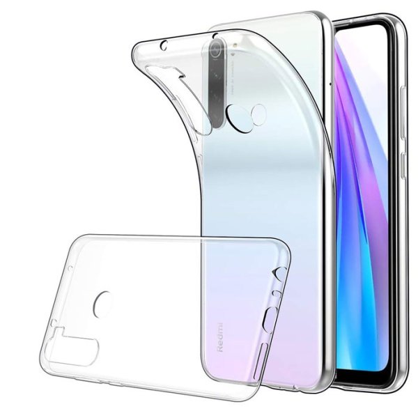 CUSTODIA per XIAOMI REDMI NOTE 8T - IN GEL TPU SILICONE TRASPARENTE