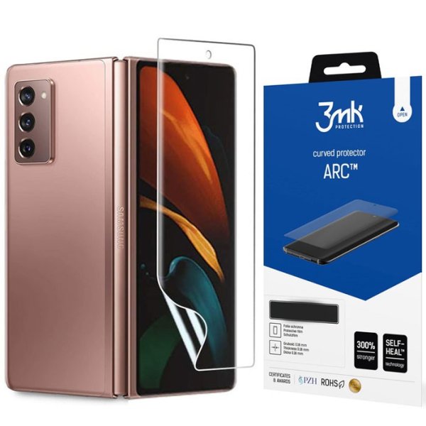 PELLICOLA per SAMSUNG GALAXY Z FOLD2 5G (SM-F916B) - PROTEGGI DISPLAY ESTERNO FULL FACE (COPERTURA TOTALE) 3MK BLISTER PELLICOLA per SAMSUNG GALAXY Z FOLD2 5G (SM-F916B) - PROTEGGI DISPLAY ESTERNO FULL FACE (COPERTURA TOTALE) 3MK BLISTER