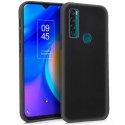 CUSTODIA per TCL 20 SE - IN GEL TPU SILICONE SLIM COLORE NERO SATINATO CUSTODIA per TCL 20 SE - IN GEL TPU SILICONE SLIM COLORE NERO SATINATO