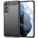 CUSTODIA per SAMSUNG GALAXY S22 5G in GEL TPU SILICONE EFFETTO METALLICO INSERTI IN FANTASIA CARBONIO COLORE NERO CUSTODIA per SAMSUNG GALAXY S22 5G in GEL TPU SILICONE EFFETTO METALLICO INSERTI IN FANTASIA CARBONIO COLORE NERO