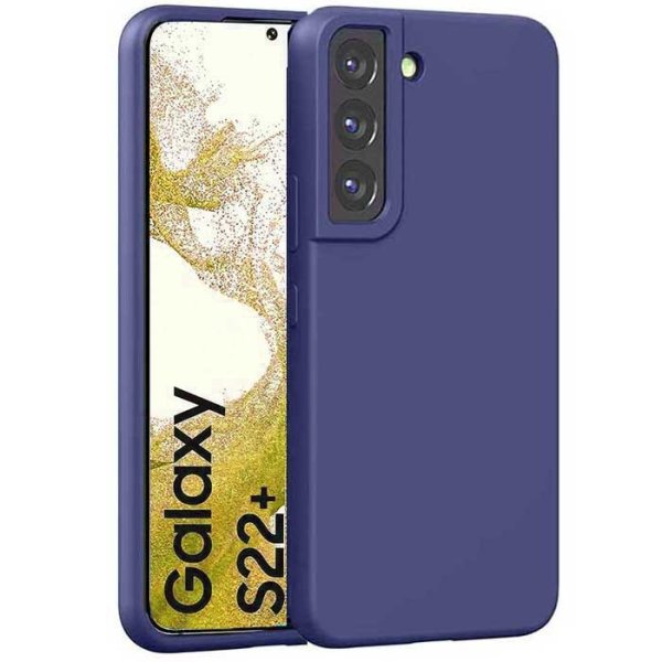 CUSTODIA per SAMSUNG GALAXY S22 PLUS 5G (SM-S906B) IN GEL TPU SILICONE SLIM COLORE BLU SATINATO CUSTODIA per SAMSUNG GALAXY S22 PLUS 5G (SM-S906B) IN GEL TPU SILICONE SLIM COLORE BLU SATINATO