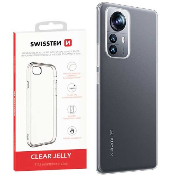 CUSTODIA per XIAOMI 12, 12X - IN GEL TPU SILICONE 1,5mm TRASPARENTE CON BORDO PROTETTIVO FOTOCAMERA SWISSTEN BLISTER CUSTODIA per XIAOMI 12, 12X - IN GEL TPU SILICONE 1,5mm TRASPARENTE CON BORDO PROTETTIVO FOTOCAMERA SWISSTEN BLISTER