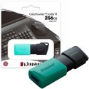 PEN DRIVE 256GB USB 3.2 CON CAPPUCCIO A SCORRIMENTO E ASOLA DI AGGANCIO COLORE NERO E MENTA DTXM/256GB KINGSTON PEN DRIVE 256GB USB 3.2 CON CAPPUCCIO A SCORRIMENTO E ASOLA DI AGGANCIO COLORE NERO E MENTA DTXM/256GB KINGSTON