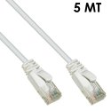 CAVO DI RETE PATCH CAT6 - LUNGHEZZA 5 MT - NON SCHERMATO UTP CONNETTORI RJ-45 COLORE GRIGIO LINK LK6U050P CAVO DI RETE PATCH CAT6 - LUNGHEZZA 5 MT - NON SCHERMATO UTP CONNETTORI RJ-45 COLORE GRIGIO LINK LK6U050P