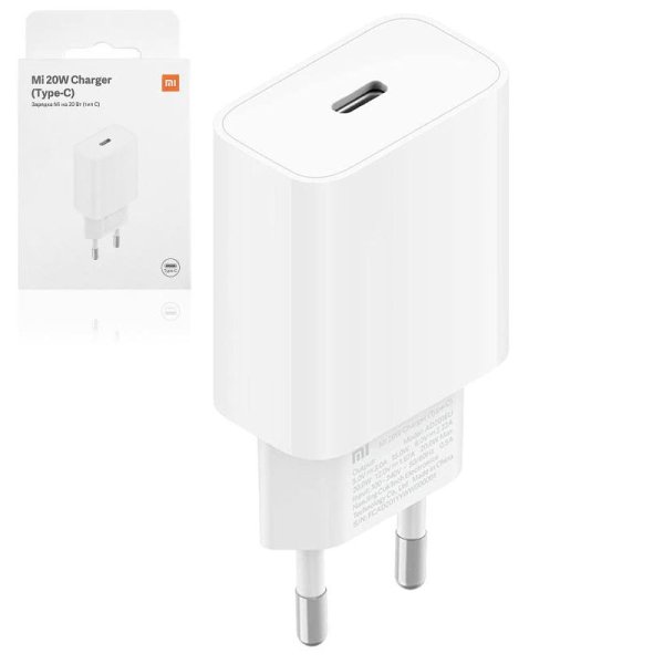CARICATORE DA RETE 20W ORIGINALE XIAOMI CON 1 PORTA TYPE-C COLORE BIANCO BHR4927GL MI 20W CHARGER BLISTER CARICATORE DA RETE 20W ORIGINALE XIAOMI CON 1 PORTA TYPE-C COLORE BIANCO BHR4927GL MI 20W CHARGER BLISTER