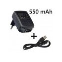 CARICATORE DA RETE 550mAh CON 1 PORTA USB + CAVO USB per MOTOROLA M3188, SAMSUNG C250 - NERO SEGUE COMPATIBILITA'.. (TC00.D160) CARICATORE DA RETE 550mAh CON 1 PORTA USB + CAVO USB per MOTOROLA M3188, SAMSUNG C250 - NERO SEGUE COMPATIBILITA'.. (TC00.D160)