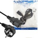 CAVO DI ALIMENTAZIONE STANDARD PER PC CON CONNETTORE IEC-60320-C13 (F) + PRESA SHUKO (M) - LUNGHEZZA 1,5 MT NERO ALIM15 VULTECH CAVO DI ALIMENTAZIONE STANDARD PER PC CON CONNETTORE IEC-60320-C13 (F) + PRESA SHUKO (M) - LUNGHEZZA 1,5 MT NERO ALIM15 VULTECH