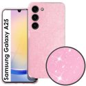 CUSTODIA per SAMSUNG GALAXY A25 (SM-A256) IN GEL TPU SILICONE 2mm CON INTERNO IN MICROFIBRA COLORE ROSA CON GLITTER CUSTODIA per SAMSUNG GALAXY A25 (SM-A256) IN GEL TPU SILICONE 2mm CON INTERNO IN MICROFIBRA COLORE ROSA CON GLITTER