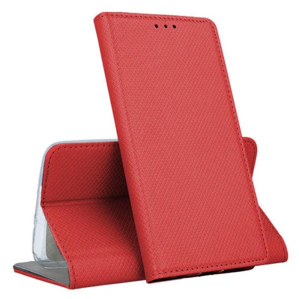 CUSTODIA per SAMSUNG GALAXY S24 (SM-S921) - FLIP ORIZZONTALE CON CHIUSURA MAGNETICA INVISIBILE E INTERNO IN TPU COLORE ROSSO CUSTODIA per SAMSUNG GALAXY S24 (SM-S921) - FLIP ORIZZONTALE CON CHIUSURA MAGNETICA INVISIBILE E INTERNO IN TPU COLORE ROSSO