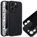 CUSTODIA per APPLE IPHONE 15 PRO MAX IN TPU SILICONE - COMPATIBILE CON RICARICA MAGSAFE E INTERNO IN MICROFIBRA COLORE NERO CUSTODIA per APPLE IPHONE 15 PRO MAX IN TPU SILICONE - COMPATIBILE CON RICARICA MAGSAFE E INTERNO IN MICROFIBRA COLORE NERO