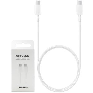 CAVO TYPE-C / TYPE-C ORIGINALE SAMSUNG EP-DA705BWEGWW - LUNGHEZZA 1 MT COLORE BIANCO BLISTER
