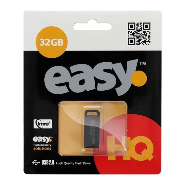 PEN DRIVE 32GB USB 2.0 CON ASOLA DI AGGANCIO COLORE NERO IMRO EASY PEN DRIVE 32GB USB 2.0 CON ASOLA DI AGGANCIO COLORE NERO IMRO EASY