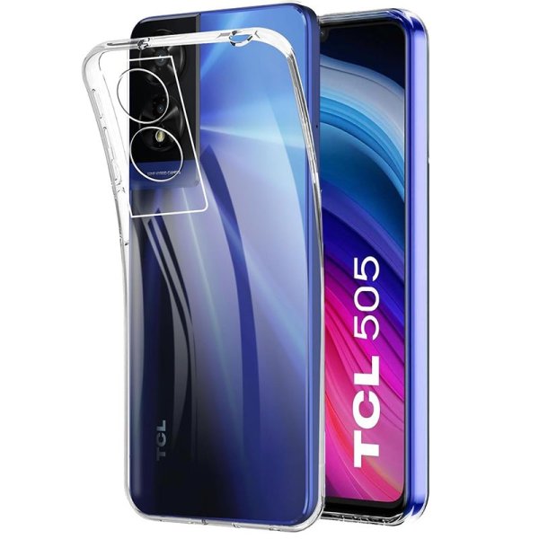 CUSTODIA per TCL 505 IN GEL TPU SILICONE 1,8mm TRASPARENTE CUSTODIA per TCL 505 IN GEL TPU SILICONE 1,8mm TRASPARENTE