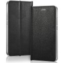 CUSTODIA per SAMSUNG GALAXY A40 (SM-A405) - FLIP ORIZZONTALE SIMILPELLE CHIUSURA MAGNETICA INVISIBILE NERO CON BORDO SILVER CUSTODIA per SAMSUNG GALAXY A40 (SM-A405) - FLIP ORIZZONTALE SIMILPELLE CHIUSURA MAGNETICA INVISIBILE NERO CON BORDO SILVER
