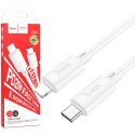 CAVO LIGHTNING / TYPE-C PD 20W (NO MFI) - LUNGHEZZA 1 MT COLORE BIANCO HOCO X88 GRATIFIED CAVO LIGHTNING / TYPE-C PD 20W (NO MFI) - LUNGHEZZA 1 MT COLORE BIANCO HOCO X88 GRATIFIED