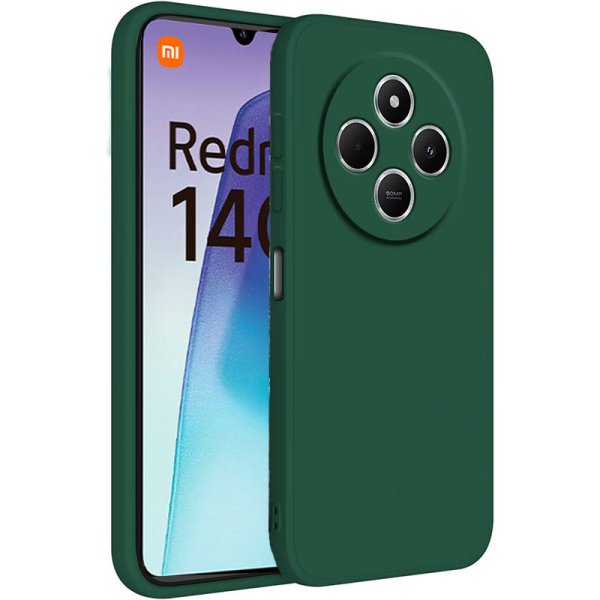 CUSTODIA per XIAOMI REDMI 14C (4G) IN GEL TPU SILICONE SLIM COLORE VERDE SATINATO CUSTODIA per XIAOMI REDMI 14C (4G) IN GEL TPU SILICONE SLIM COLORE VERDE SATINATO
