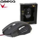 MOUSE OTTICO DA GIOCO CON FILO INTRECCIATO, CAMBIO IN 4 RISOLUZIONI 1200/3200 dpi E 6 TASTI PROGRAMMABILI NERO OMEGA MOUSE OTTICO DA GIOCO CON FILO INTRECCIATO, CAMBIO IN 4 RISOLUZIONI 1200/3200 dpi E 6 TASTI PROGRAMMABILI NERO OMEGA