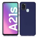 CUSTODIA per SAMSUNG GALAXY A21s (SM-A217) - IN GEL TPU SILICONE SLIM COLORE BLU SATINATO CUSTODIA per SAMSUNG GALAXY A21s (SM-A217) - IN GEL TPU SILICONE SLIM COLORE BLU SATINATO