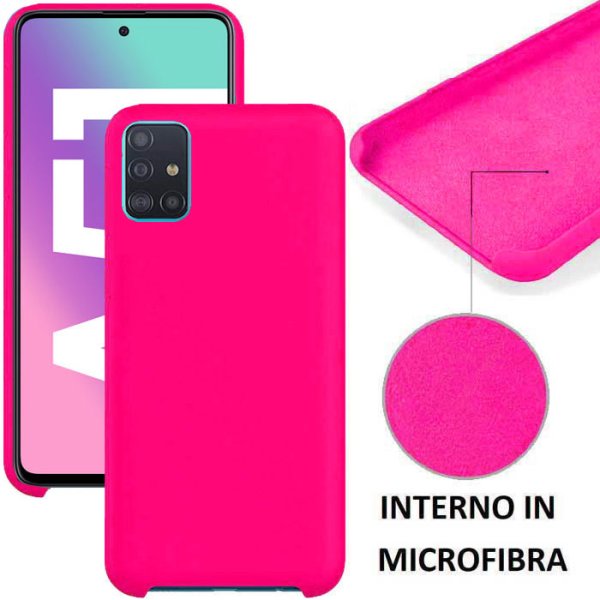 DIA per SAMSUNG GALAXY A51 (SM-A515) IN SILICONE CON EFFETTO SOFT TOUCH ED INTERNO IN MICROFIBRA COLORE FUCSIA - ATTENZIONE.. DIA per SAMSUNG GALAXY A51 (SM-A515) IN SILICONE CON EFFETTO SOFT TOUCH ED INTERNO IN MICROFIBRA COLORE FUCSIA - ATTENZIONE..