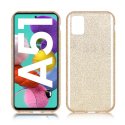 CUSTODIA per SAMSUNG GALAXY A51 (SM-A515) IN GEL TPU SILICONE COLORE ORO CON BRILLANTINI - ATTENZIONE.. CUSTODIA per SAMSUNG GALAXY A51 (SM-A515) IN GEL TPU SILICONE COLORE ORO CON BRILLANTINI - ATTENZIONE..