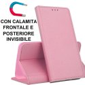 CUSTODIA per SAMSUNG GALAXY A7 2018 (SM-A750) - FLIP ORIZZONTALE CON CHIUSURA MAGNETICA INVISIBILE ED INTERNO IN TPU ROSA CUSTODIA per SAMSUNG GALAXY A7 2018 (SM-A750) - FLIP ORIZZONTALE CON CHIUSURA MAGNETICA INVISIBILE ED INTERNO IN TPU ROSA