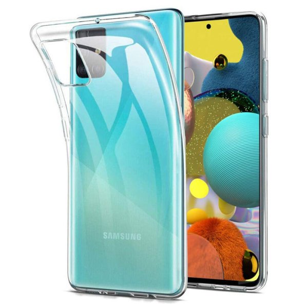 CUSTODIA per SAMSUNG GALAXY A51 5G (SM-A516F) - IN GEL TPU SILICONE TRASPARENTE CUSTODIA per SAMSUNG GALAXY A51 5G (SM-A516F) - IN GEL TPU SILICONE TRASPARENTE