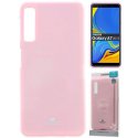 CUSTODIA per SAMSUNG GALAXY A7 2018 (SM-A750) IN GEL TPU SILICONE ROSA LUCIDO CON GLITTER ALTA QUALITA' MERCURY BLISTER CUSTODIA per SAMSUNG GALAXY A7 2018 (SM-A750) IN GEL TPU SILICONE ROSA LUCIDO CON GLITTER ALTA QUALITA' MERCURY BLISTER