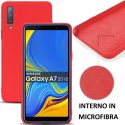 CUSTODIA per SAMSUNG GALAXY A7 2018 (SM-A750) IN SILICONE CON EFFETTO SOFT TOUCH ED INTERNO IN MICROFIBRA COLORE ROSSO CUSTODIA per SAMSUNG GALAXY A7 2018 (SM-A750) IN SILICONE CON EFFETTO SOFT TOUCH ED INTERNO IN MICROFIBRA COLORE ROSSO