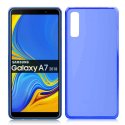 CUSTODIA per SAMSUNG GALAXY A7 2018 (SM-A750) IN GEL TPU SILICONE COLORE BLU TRASPARENTE CUSTODIA per SAMSUNG GALAXY A7 2018 (SM-A750) IN GEL TPU SILICONE COLORE BLU TRASPARENTE