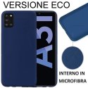 CUSTODIA per SAMSUNG GALAXY A31 (SM-A315) - IN SILICONE EFFETTO SOFT TOUCH ED INTERNO IN MICROFIBRA COLORE BLU CUSTODIA per SAMSUNG GALAXY A31 (SM-A315) - IN SILICONE EFFETTO SOFT TOUCH ED INTERNO IN MICROFIBRA COLORE BLU