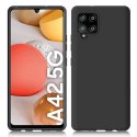 CUSTODIA per SAMSUNG GALAXY A42 5G (A426B), M42 5G (M426B) IN GEL TPU SILICONE SLIM COLORE NERO SATINATO CUSTODIA per SAMSUNG GALAXY A42 5G (A426B), M42 5G (M426B) IN GEL TPU SILICONE SLIM COLORE NERO SATINATO