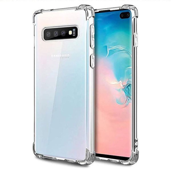 CUSTODIA per SAMSUNG GALAXY S10 PLUS (SM-G975) IN GEL TPU SILICONE TRASPARENTE SLIM 0,5mm CON BORDI RINFORZATI ANTI SHOCK CUSTODIA per SAMSUNG GALAXY S10 PLUS (SM-G975) IN GEL TPU SILICONE TRASPARENTE SLIM 0,5mm CON BORDI RINFORZATI ANTI SHOCK