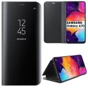 CUSTODIA per SAMSUNG GALAXY A70 (SM-A705), GALAXY A70s (SM-A707) - FLIP ORIZZONTALE CLEAR VIEW STANDING COVER COLORE NERO CUSTODIA per SAMSUNG GALAXY A70 (SM-A705), GALAXY A70s (SM-A707) - FLIP ORIZZONTALE CLEAR VIEW STANDING COVER COLORE NERO