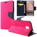 CUSTODIA per SAMSUNG GALAXY J7 (2017) - FLIP ORIZZONTALE CON STAND, INTERNO IN TPU SILICONE E PORTA CARTE COLORE FUCSIA CUSTODIA per SAMSUNG GALAXY J7 (2017) - FLIP ORIZZONTALE CON STAND, INTERNO IN TPU SILICONE E PORTA CARTE COLORE FUCSIA