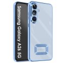 CUSTODIA per SAMSUNG GALAXY A26 (5G) TRASPARENTE IN TPU A 360° (COMPRESE FOTOCAMERE) CON DETTAGLI CROMATI BLU CUSTODIA per SAMSUNG GALAXY A26 (5G) TRASPARENTE IN TPU A 360° (COMPRESE FOTOCAMERE) CON DETTAGLI CROMATI BLU