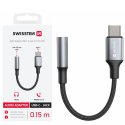ADATTATORE DA TYPE-C MASCHIO A JACK 3,5mm FEMMINA per DISPOSITIVI CON ENTRATA TYPE-C CAVO IN TESSUTO 15CM NERO 73502311 SWISSTEN ADATTATORE DA TYPE-C MASCHIO A JACK 3,5mm FEMMINA per DISPOSITIVI CON ENTRATA TYPE-C CAVO IN TESSUTO 15CM NERO 73502311 SWISSTEN