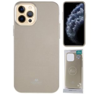 CUSTODIA per APPLE IPHONE 12 PRO MAX (6.7") IN GEL TPU SILICONE COLORE ORO LUCIDO CON GLITTER ALTA QUALITA' MERCURY BLISTER